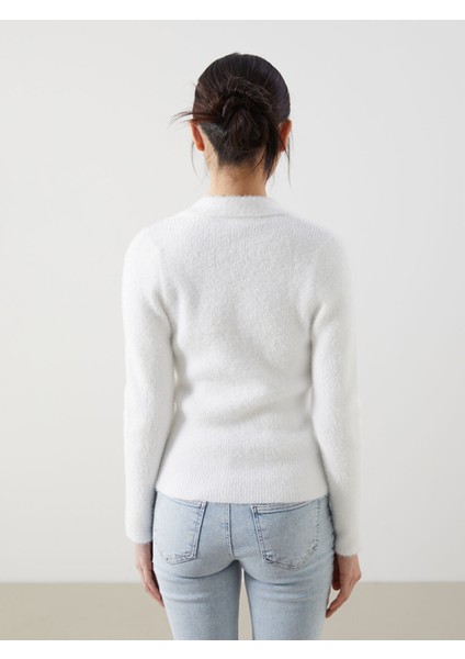 Yeni Sezon Polo Yaka Kadın Triko Hırka fırsatları