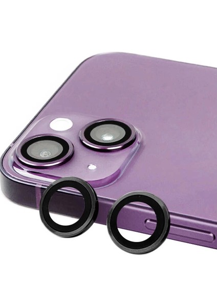 Iphone 15 Plus Raze Metal Kamera Lens - Siyah