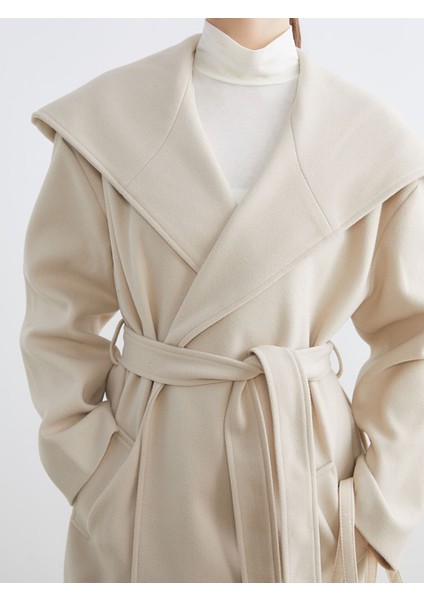 Yeni Sezon Kapüşonlu Kadın Kaşe Kaban modelleri