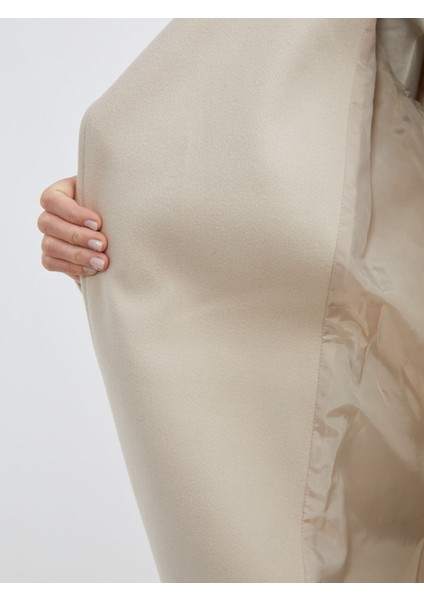 Yeni Sezon Kapüşonlu Kadın Kaşe Kaban fırsatları