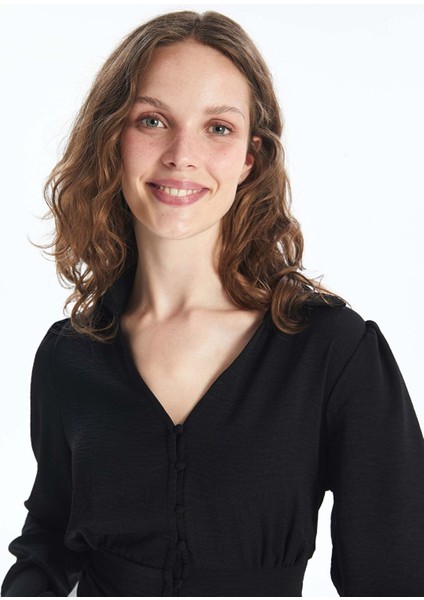 Yeni Sezon Gömlek Yaka Düz Uzun Kollu Kadın Crop fiyatları