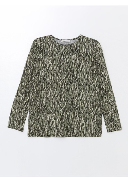 Yeni Sezon Bisiklet Yaka Desenli Kadın Tişört indirimleri