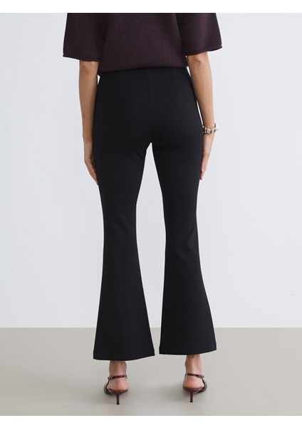 Yeni Sezon Ekstra Dar Fit Ispanyol Paça Kadın Pantolon fırsatları