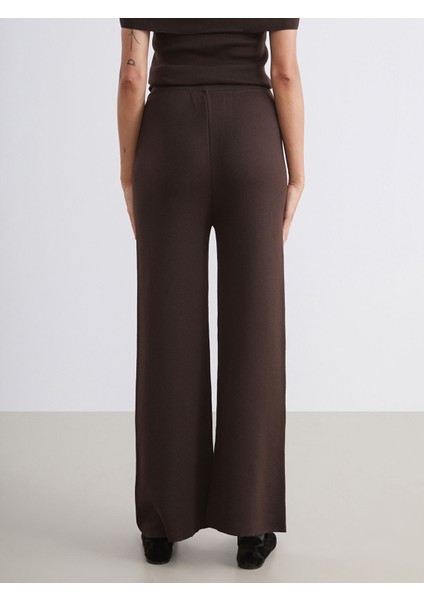 Yeni Sezon Beli Lastikli Kadın Triko Pantolon fırsatları