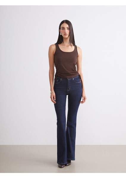 Yeni Sezon Kare Yaka Büzgülü Kadın Atlet 2'li fırsatları