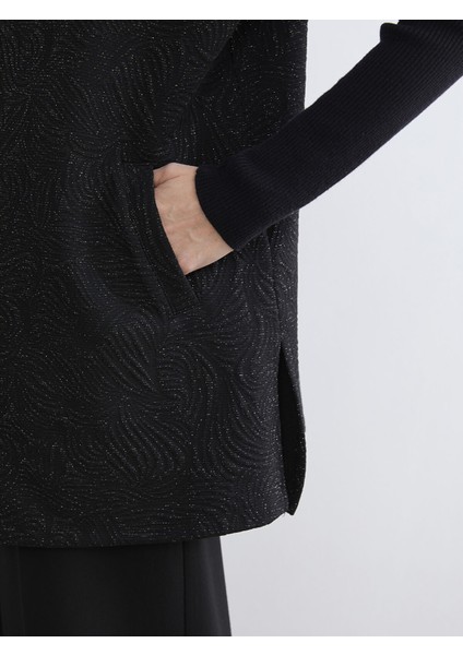 Yeni Sezon V Yaka Parlak Görünümlü Kadın Yelek modelleri