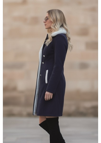 Kışlık Günlük Kaşe Kadın Kaban fiyatları