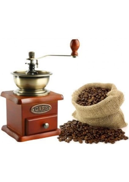 Ahşap Kahve Değirmeni