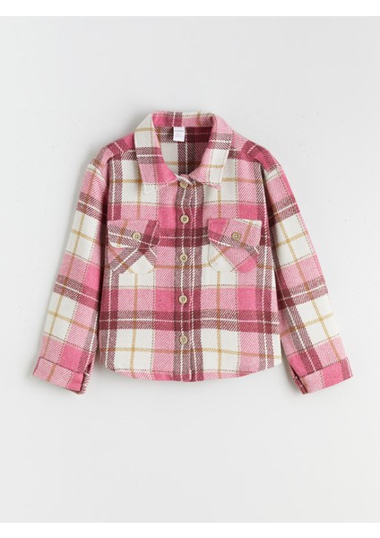 Yeni Sezon Ekose Kız Çocuk Gömlek