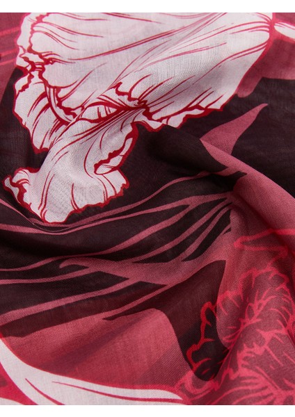 Yeni Sezon Çiçek Desenli Kadın Şal modelleri