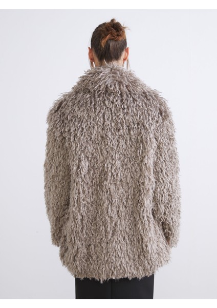 Yeni Sezon Bisiklet Yaka Kadın Kürk Mont indirimleri