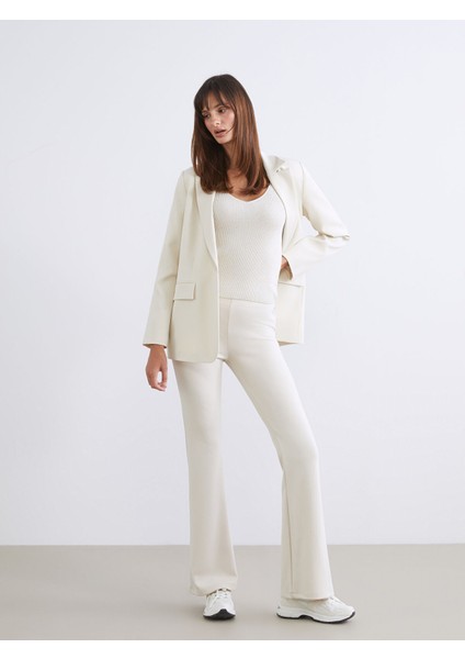 Yeni Sezon Beli Lastikli Kadın Tayt Pantolon