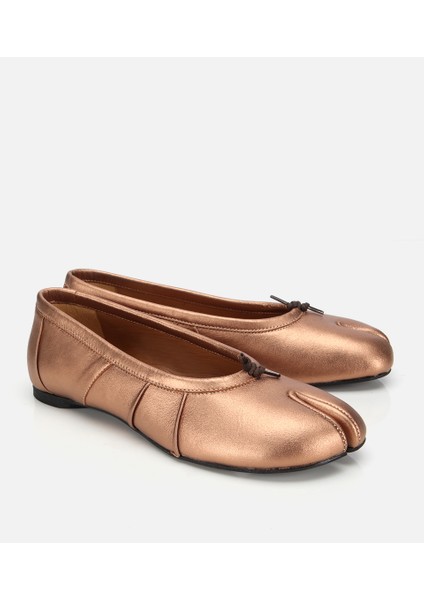 01AYH316830A470 KADIN Deri Bronz Ön Detaylı Babet fiyatları