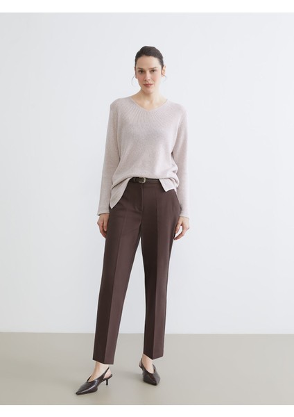 Yeni Sezon V Yaka Kadın Triko Kazak fiyatları