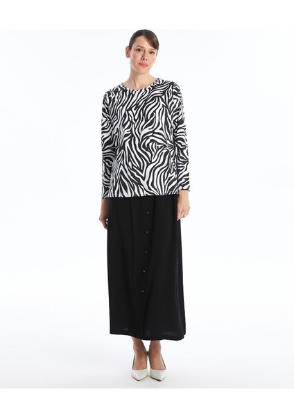 Yeni Sezon Bisiklet Yaka Desenli Kadın Tişört fiyatları