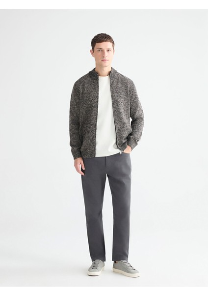 Yeni Sezon Standart Kalıp Dik Yaka Erkek Triko Hırka fiyatları