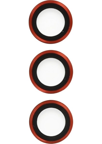 Samsung Galaxy S23 Metal Kamera Lens - Kırmızı