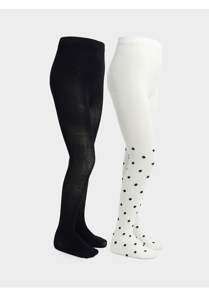 Yeni Sezon Kız Çocuk Külotlu Çorap 2'li