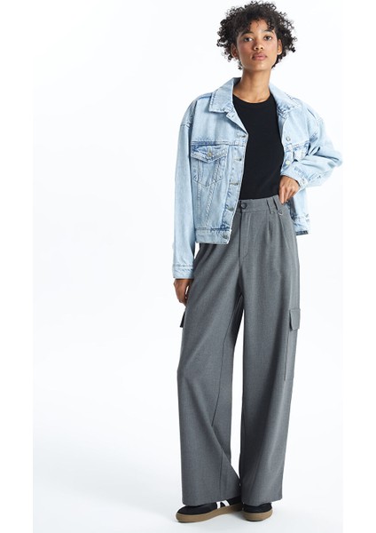 Yeni Sezon Rahat Kalıp Kadın Kargo Pantolon