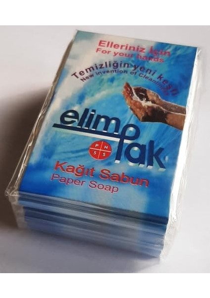 ELİMPAK-150 Yaprak-Çanta, Cep Tipi- Klasik Kağıt Sabun-10 Lu Ambalaj- Her Biri Tek Kullanımlık (10 * 15)150 Yaprak-Yerli Üretim-Ortak Kullanım Alanlarında ve Dış Mekanlarda Kişisel Hijyen Sağlar modelleri
