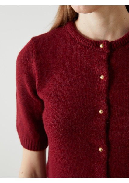 Yeni Sezon Bisiklet Yaka Kadın Triko Hırka modelleri