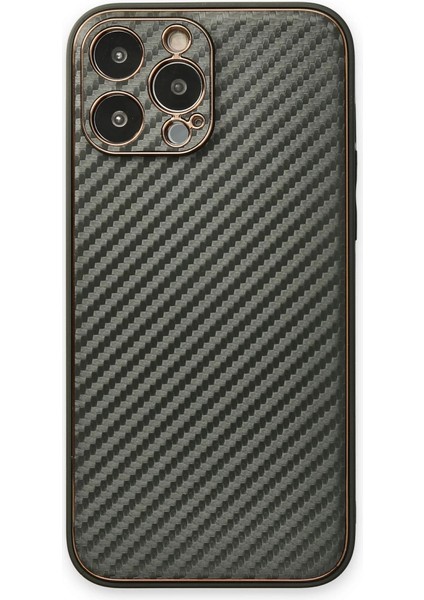 Iphone 13 Pro Max Kılıf Coco Karbon Silikon - Füme