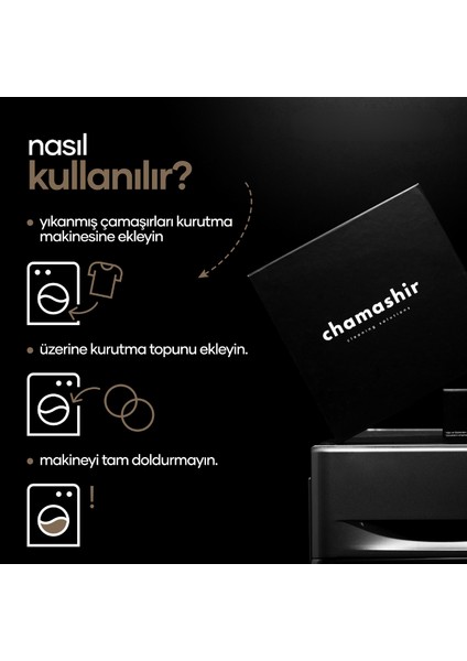 4'lü Doğal Yün Kurutma Topu ve Kurutma Mendili Seti