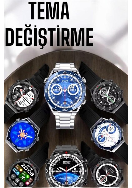 Akıllı Saat 2024 Model Arama Cevaplayan Uyku ve Sağlık Takibi - ?58?79E2-3G6858