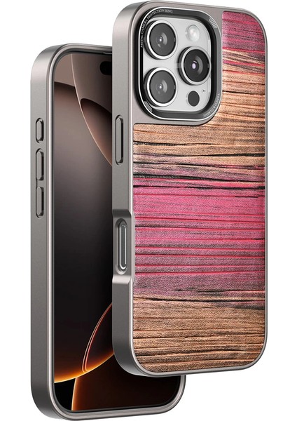 Venco Iphone 16 Pro Max Wave Kapak - Pembe