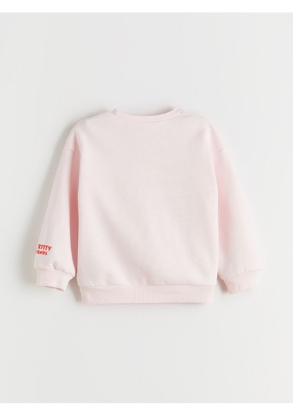 Yeni Sezon Hello Kitty Lisanslı Kız Çocuk Kalın Sweatshirt modelleri