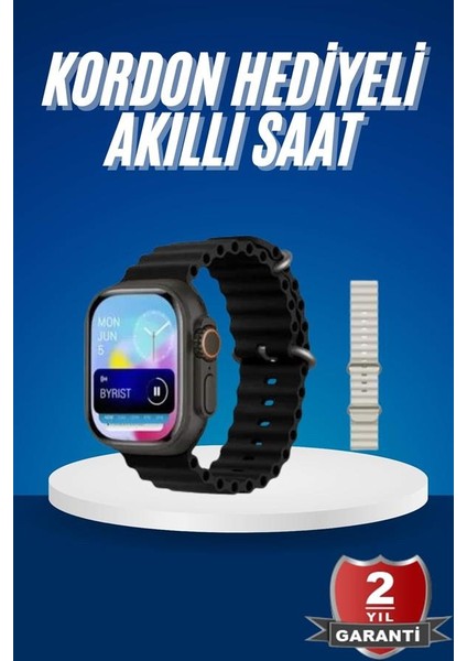 Ultra Akıllı Saat 49 mm Çift Kordonlu Arama Cevaplama Bluetooth Bağlantılı - ?86?85E0-7G0086 fiyatları