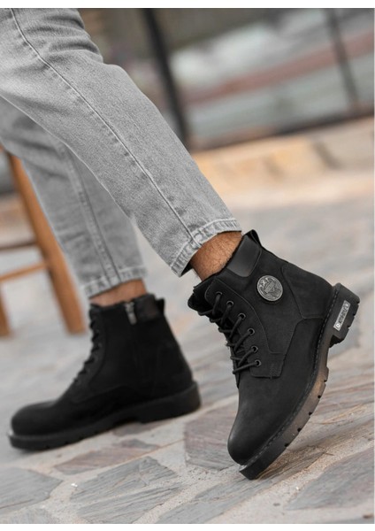 Unisex Su ve Soğuk Geçirmez, Fermuarlı-Bağcıklı, Kaymaz Tabanlı Ortopedik Kışlık Bot modelleri