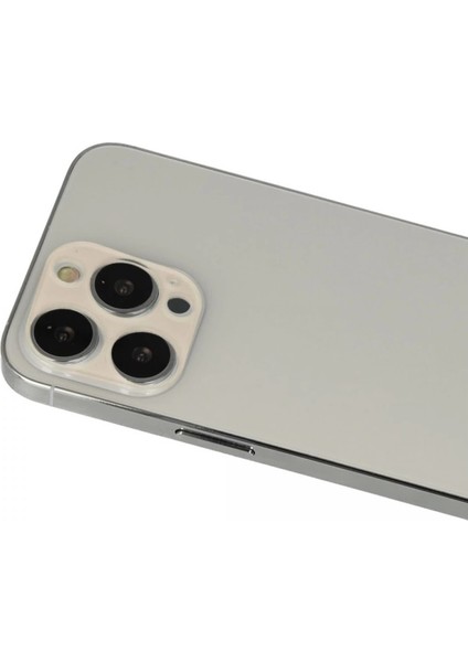 Iphone 13 Pro Max Rainbow Kamera Lens Koruma Cam - Rose Gold