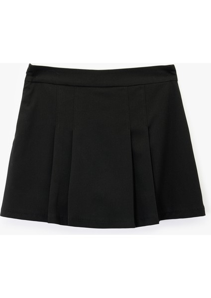 Viskon Karışımlı Pileli Mini Şort Etek fiyatları