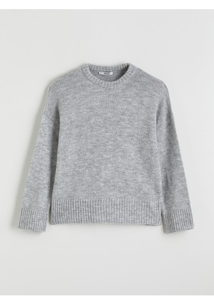 Yeni Sezon Bisiklet Yaka Kadın Triko Kazak