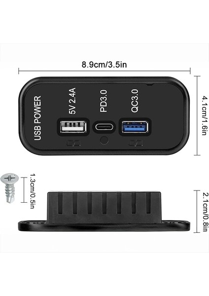 USB Car Charger - UCC-316 2.4A+QC+PD fiyatları