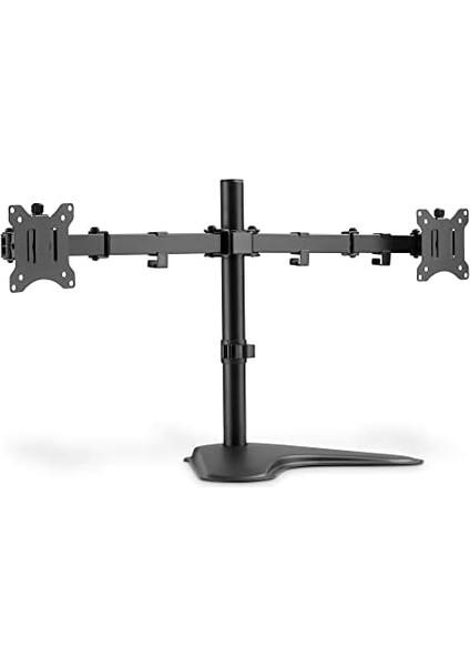 Monitör Tutucu - Ayak - 2 Monitör - 32 Inçe Kadar - 2x 8 Kg'a Kadar - Vesa 75X75, 100X100 - Siyah modelleri