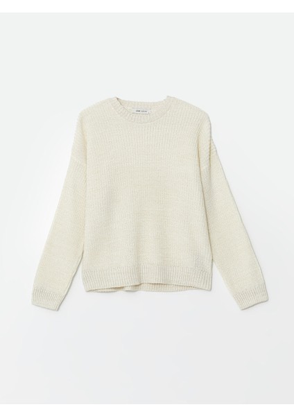 Yeni Sezon Bisiklet Yaka Parlak Görünümlü Kadın Triko Kazak indirimleri