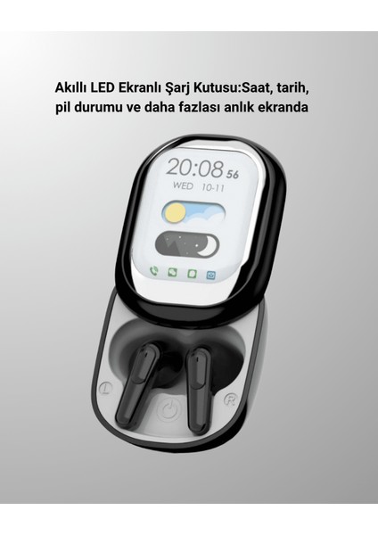 Kişiselleştirilebilir LED Ekranlı Bluetooth Kulaklık – Oyun & Müzik Modlu - ?00?09E7-7G6700 fiyatları