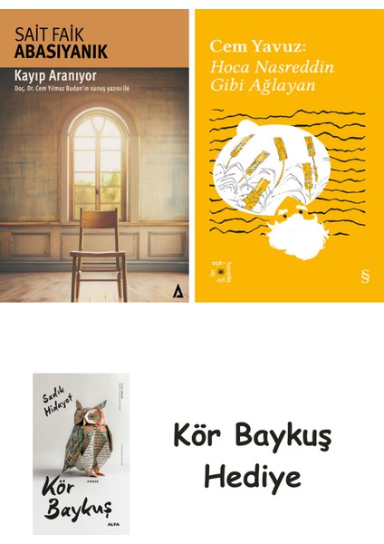 Kayıp Aranıyor + Everest Açıkhava 38 - Hoca Nasreddin Gibi Ağlayan + Kör Baykuş