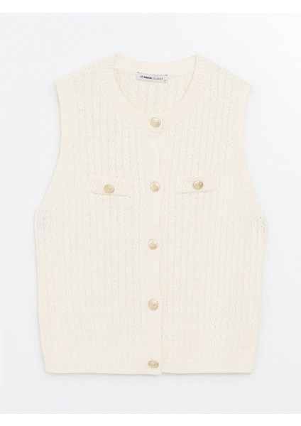 Yeni Sezon Bisiklet Yaka Ajurlu Kadın Triko Süveter indirimleri