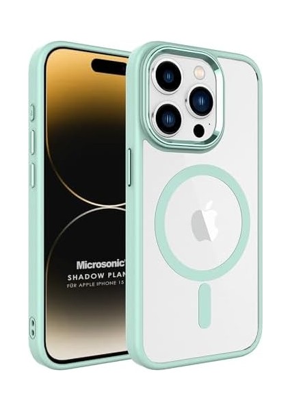 Kılıf 15 Pro Için Shadow Açık Yeşil [ 15 Pro ile Uyumlu Kılıf - Açık Yeşil] modelleri