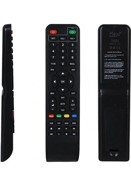 Dreamstar Y33A Youtube Tuşlu Hd Uydu Kumandası