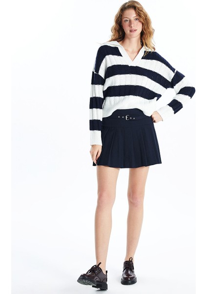 Yeni Sezon Beli Kemerli Dar Fit Kadın Pileli Etek fiyatları