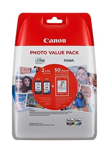 Canon Pg-46/cl-56 Sıyah ve Renklı Kartus Setı
