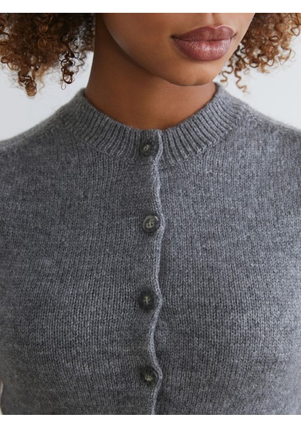 Yeni Sezon Bisiklet Yaka Kadın Triko Hırka modelleri