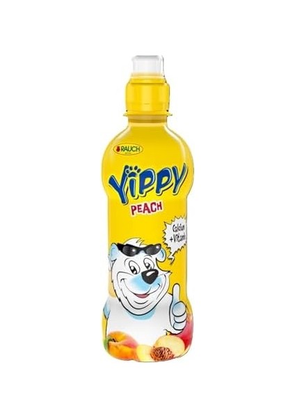 Rauch Yippy Multivitamin Şeftali Meyve Suyu (5 Vitaminli ve Kalsiyumlu) 12 x 330 ml Pet Şişe