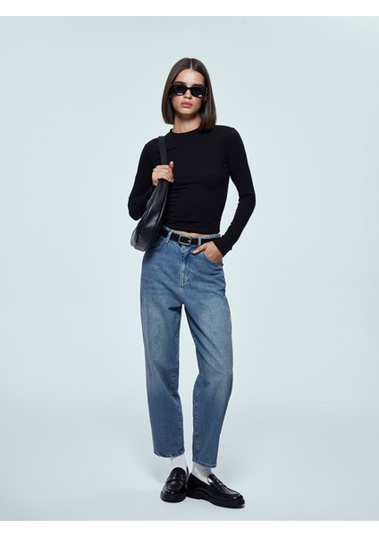 Yeni Sezon Balloon Fit Kadın Jean Pantolon fiyatları