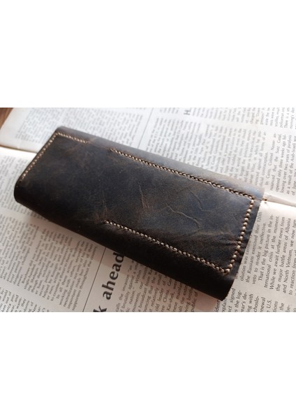 Crazy Gerçek Deri Tamamen El Emeği Özel Kalemleriniz Için Kalemlik Kalemkutu (8*18CM ) NLU63 fiyatları