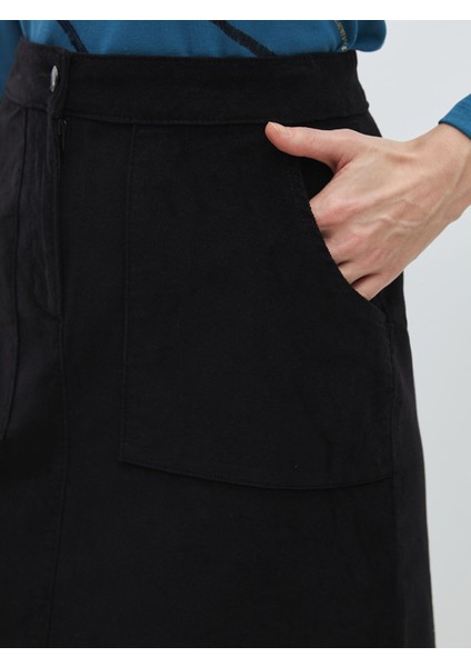 Yeni Sezon Kadın Standart Fit Düz Etek fırsatları